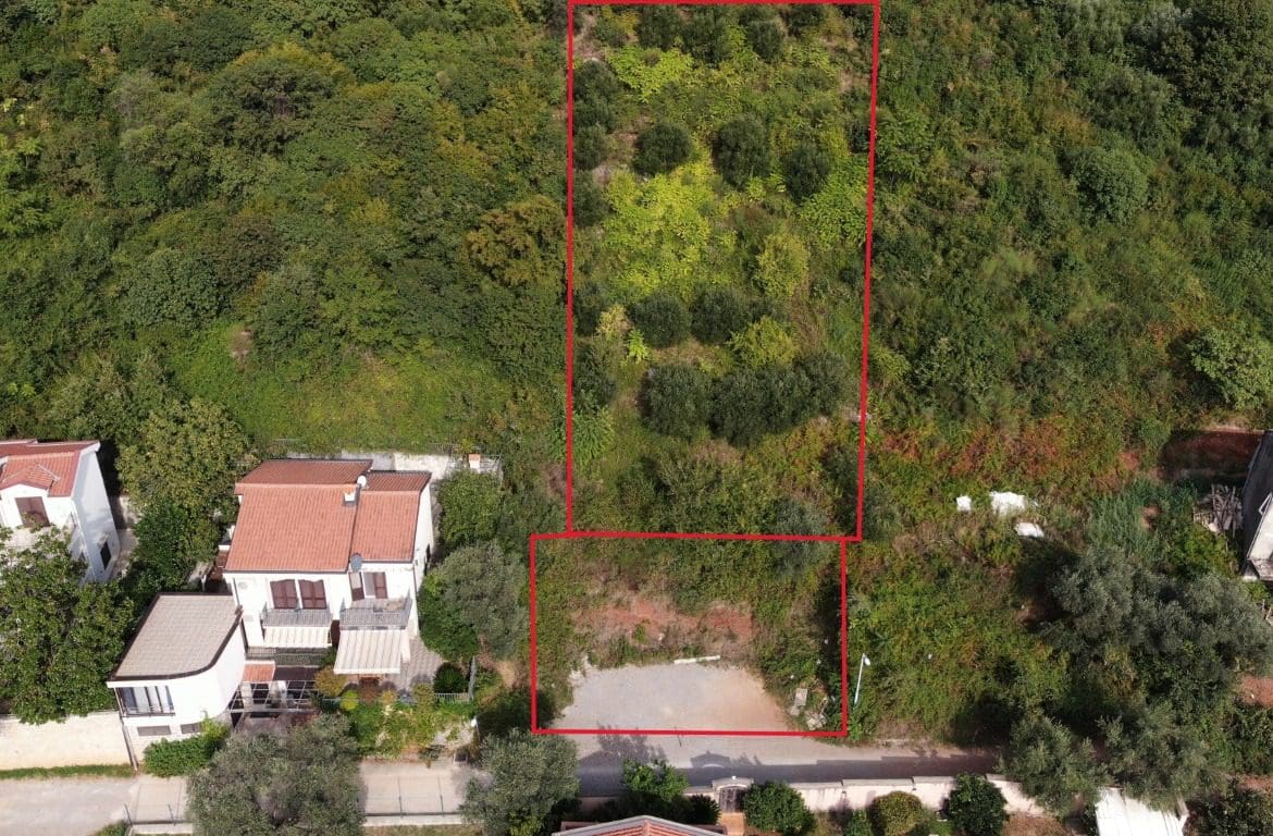 Land parcel with sea view in Budva Montenegro