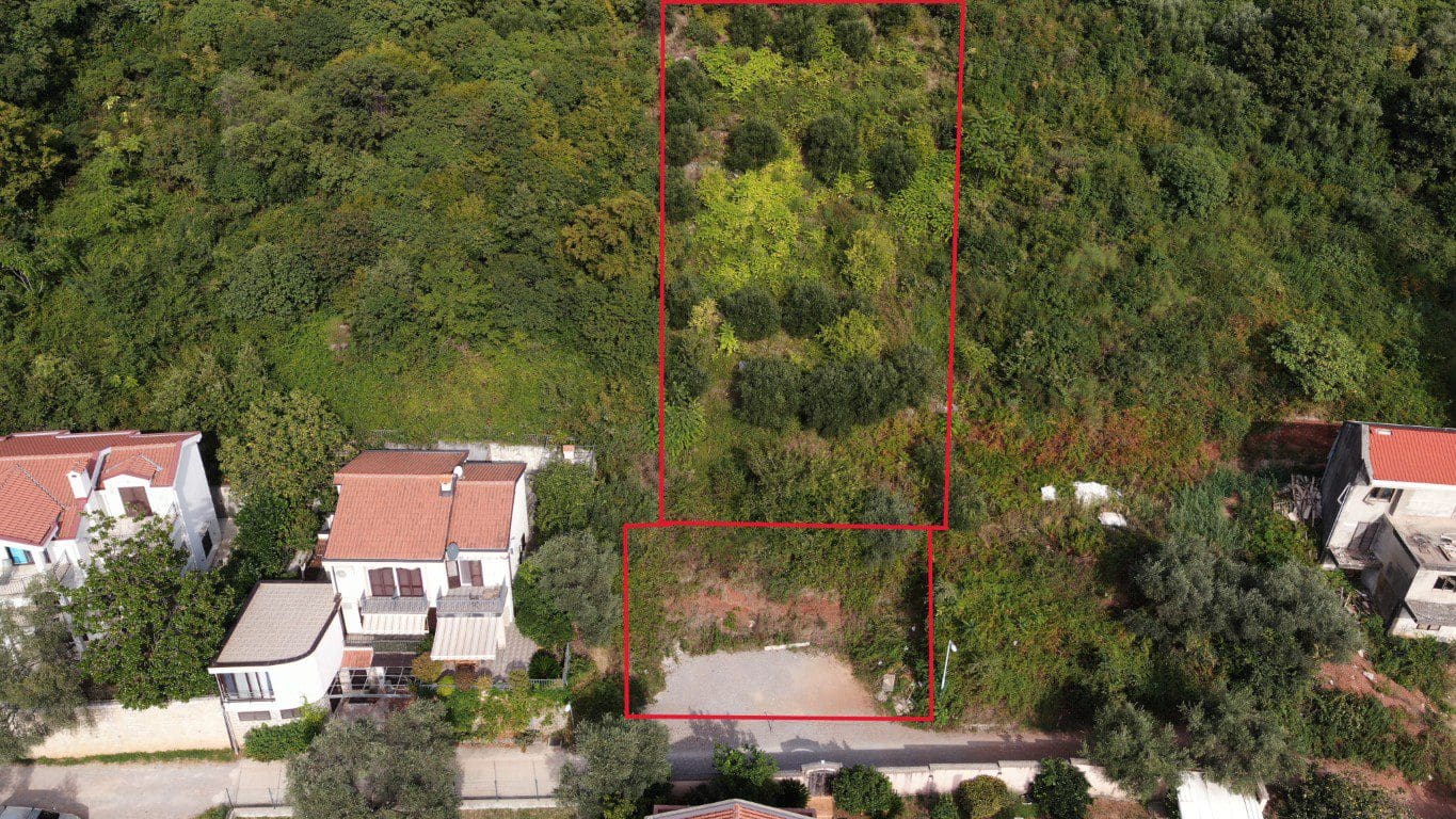 Land parcel with sea view in Budva Montenegro